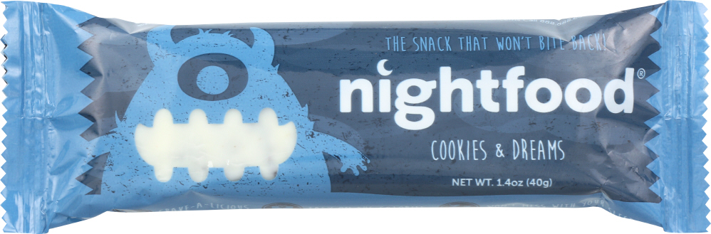 NightFood Bar Cookies And Dreams, 1.4 Oz