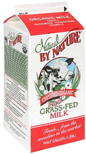 Natural By Nature Certified Organic Milk, Fresh Grass-Fed