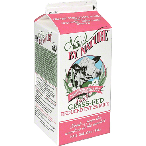 Natural By Nature Organic Reduced Fat Milk