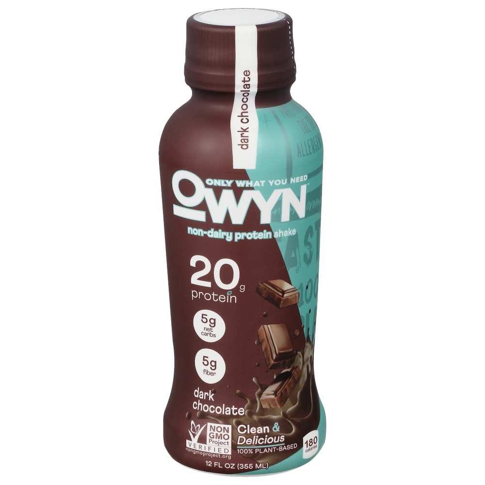 Owyn Dark Chocolate Plant Based Protein Shake, 12 Fl Oz