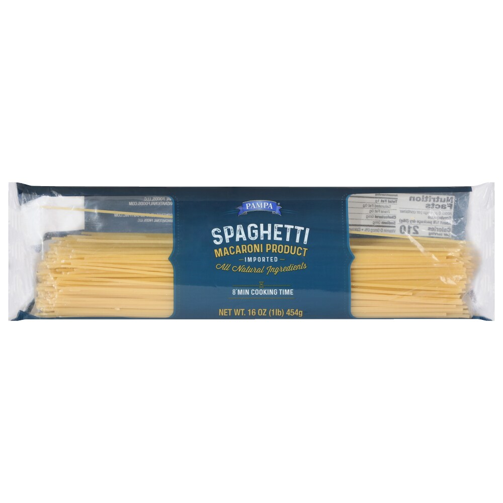Pampa Spaghetti, Enriched 16 Oz