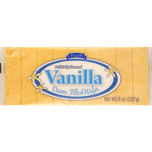 Pampa Sugar Wafers, Vanilla 8 Oz