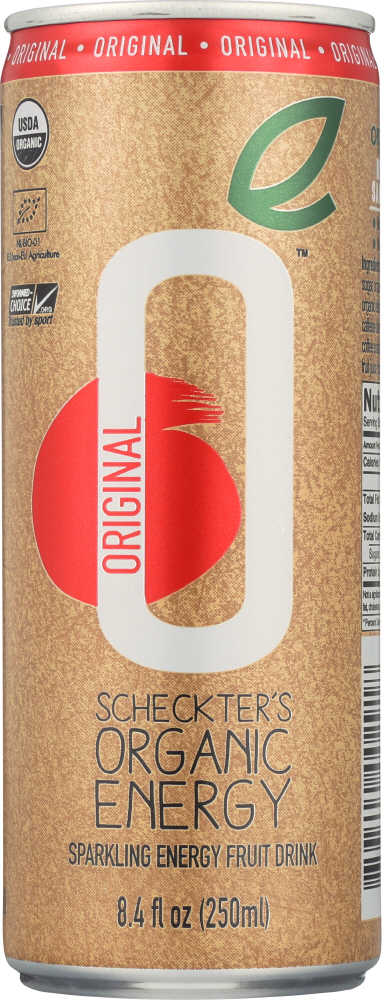 Scheckter's Organic Energy Drink 8.40 Fl Oz