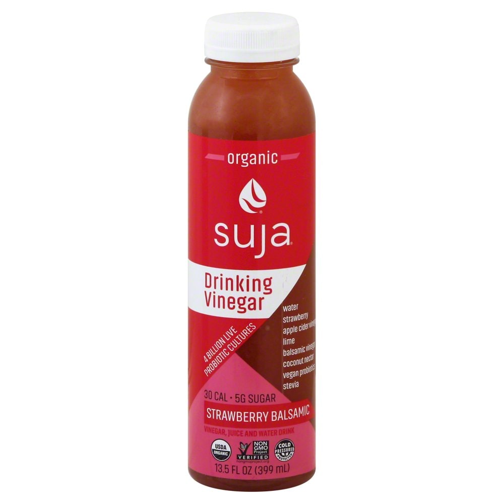 Suja Organic Apple Cider Vinegar Juice, Probiotic, Strawberry