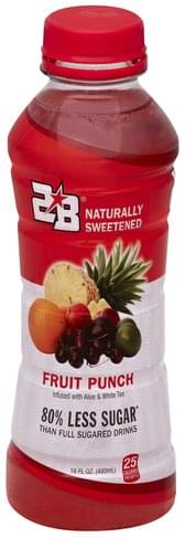 2B Fruit Punch Drink - 16 Oz