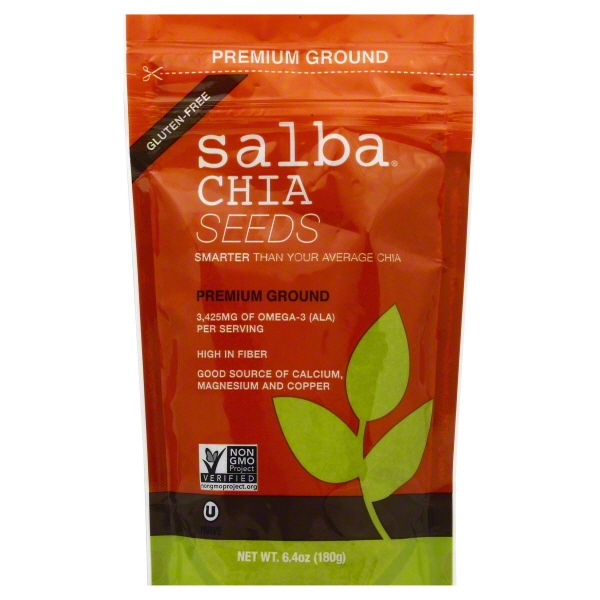 Salba Smart Premium Ground Chia Seeds - 6.4 Oz - Case Of 6