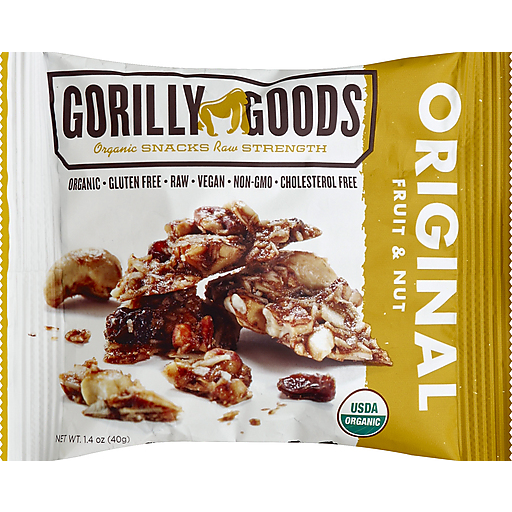 Gorilly Goods Snacks, Organic, Original Fruit & Nut 1.4 Oz
