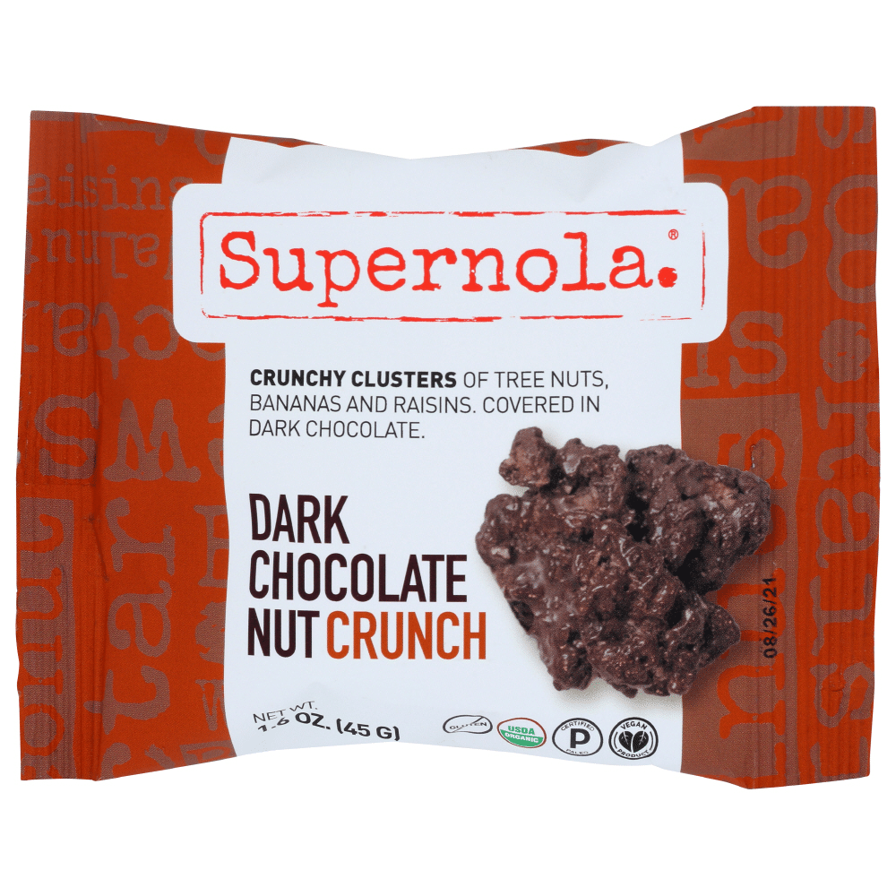 Supernola Crunchy Clusters, Dark Chocolate 1.6 Oz