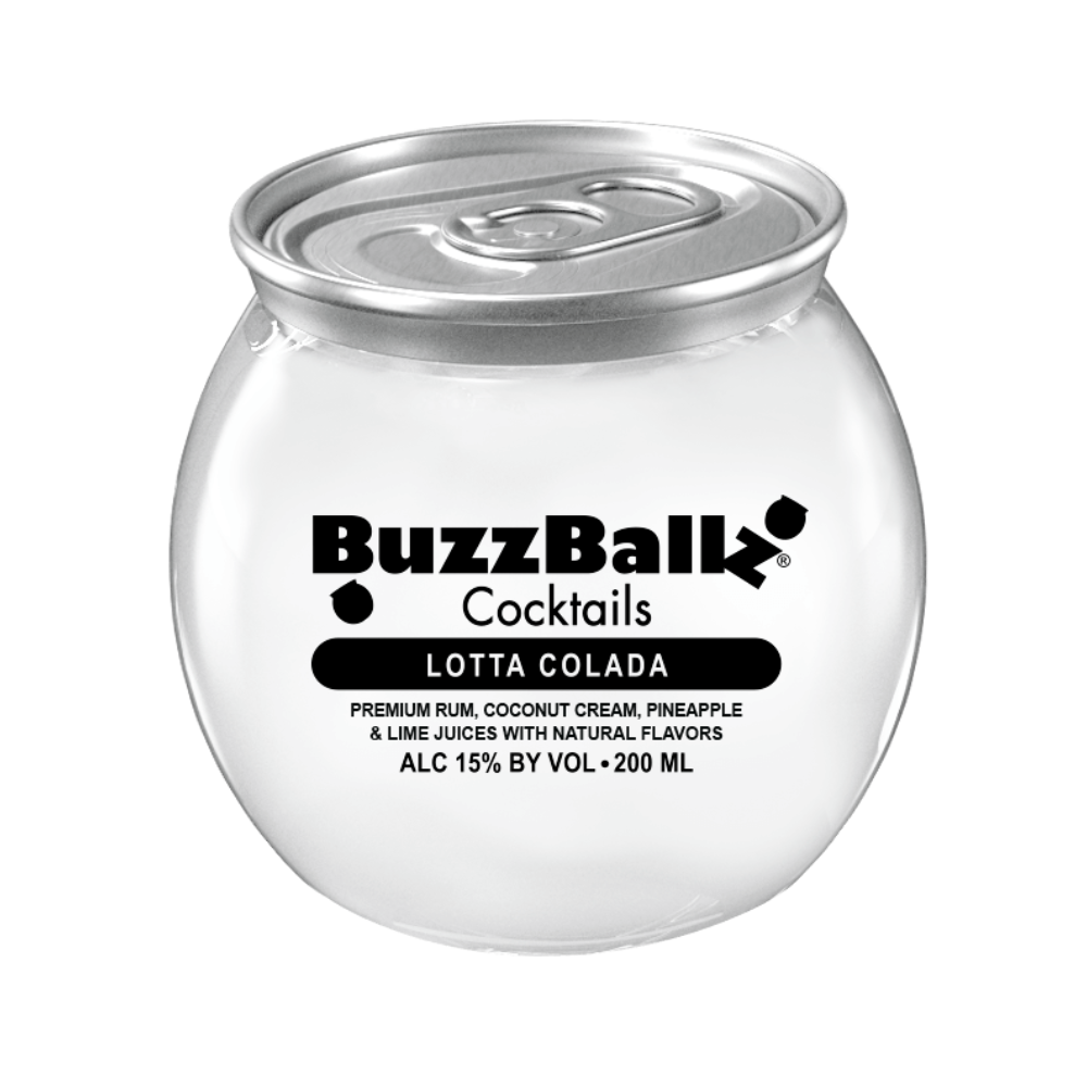 BuzzBallz Lotta Colada Cocktail, 200 mL