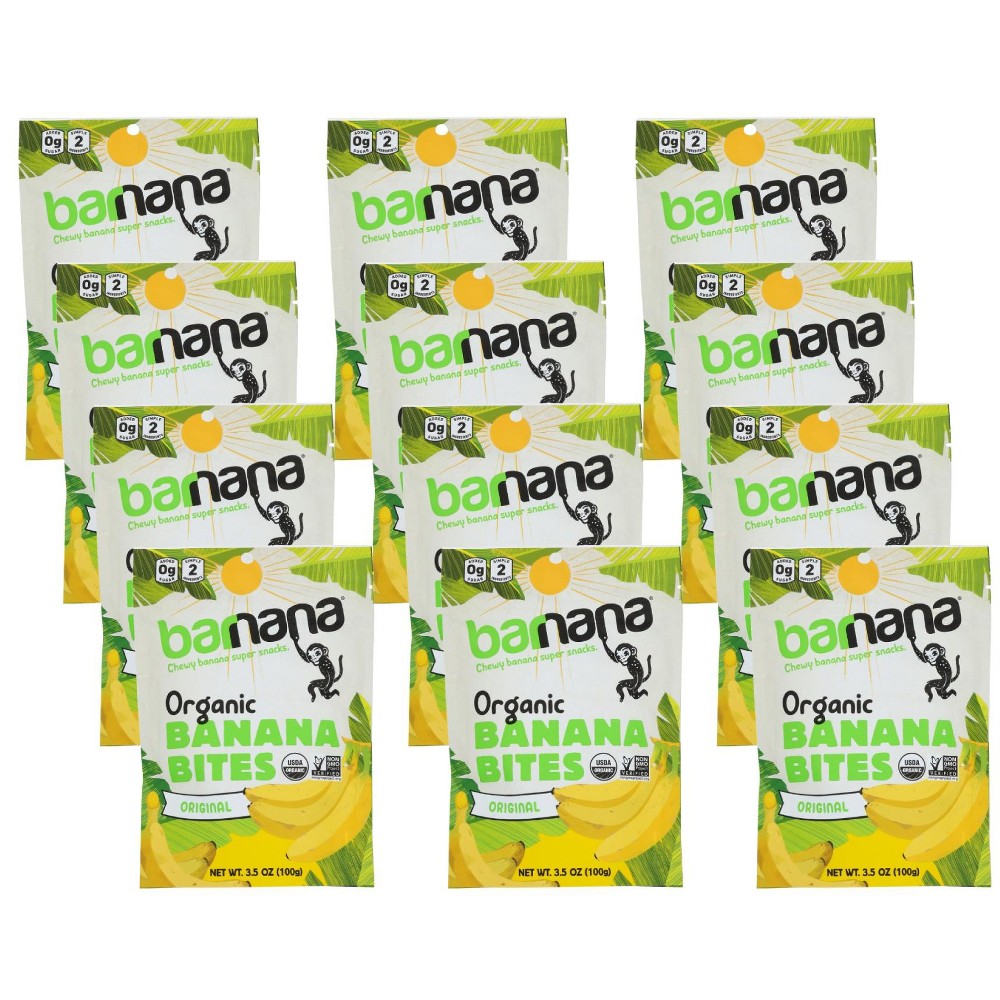 Barnana Banana Bites, Organic Chewy, Original 3.5 Oz