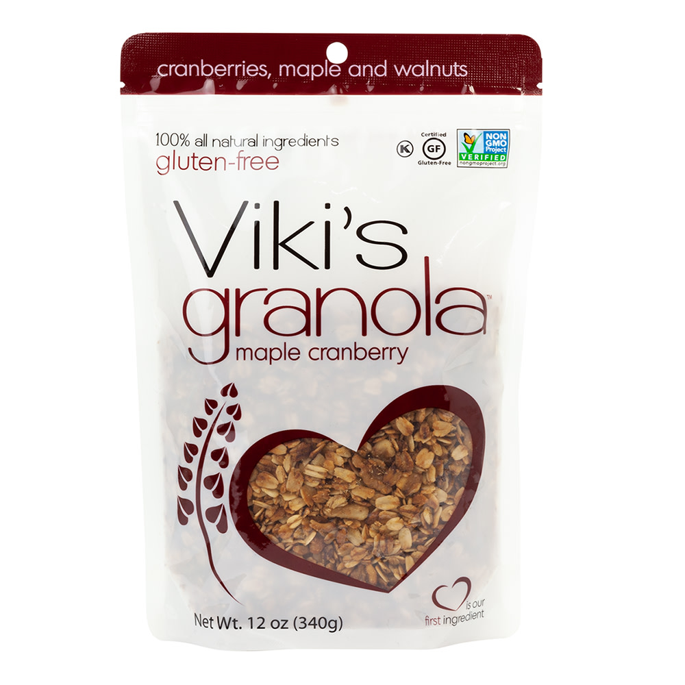 Viki's Granola Maple Cranberry 12 Oz