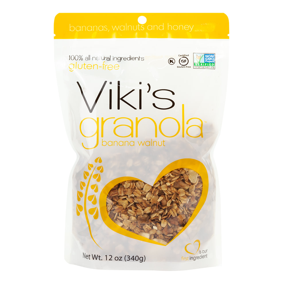 Viki's Granola Banana Walnut 12 Oz