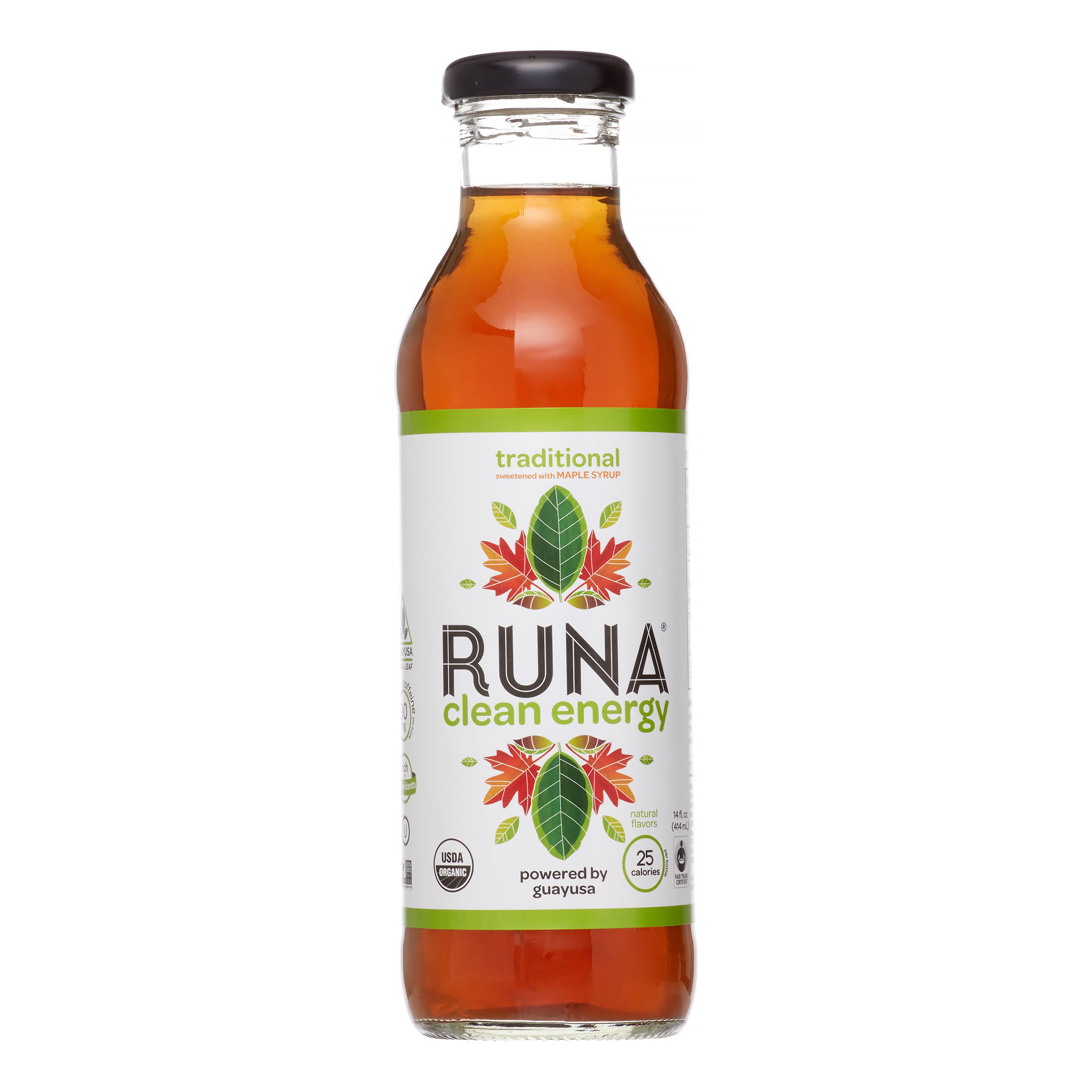Runa Clean Energy Drink, Traditional 14 Oz