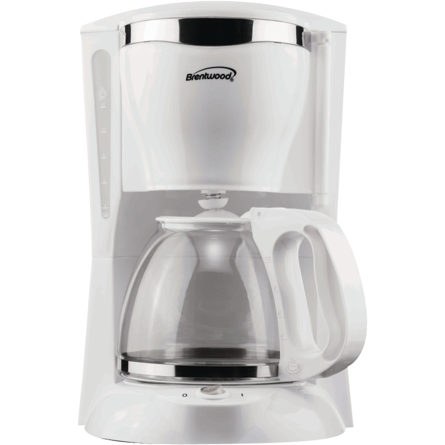 Brentwood 12-Cup Coffee Maker In White