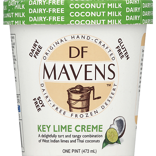 DF Mavens Frozen Dessert, Dairy-Free, Key Lime Creme