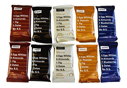 Rxbar Real Food Protein Bars Variety Pack, 7 Flavors