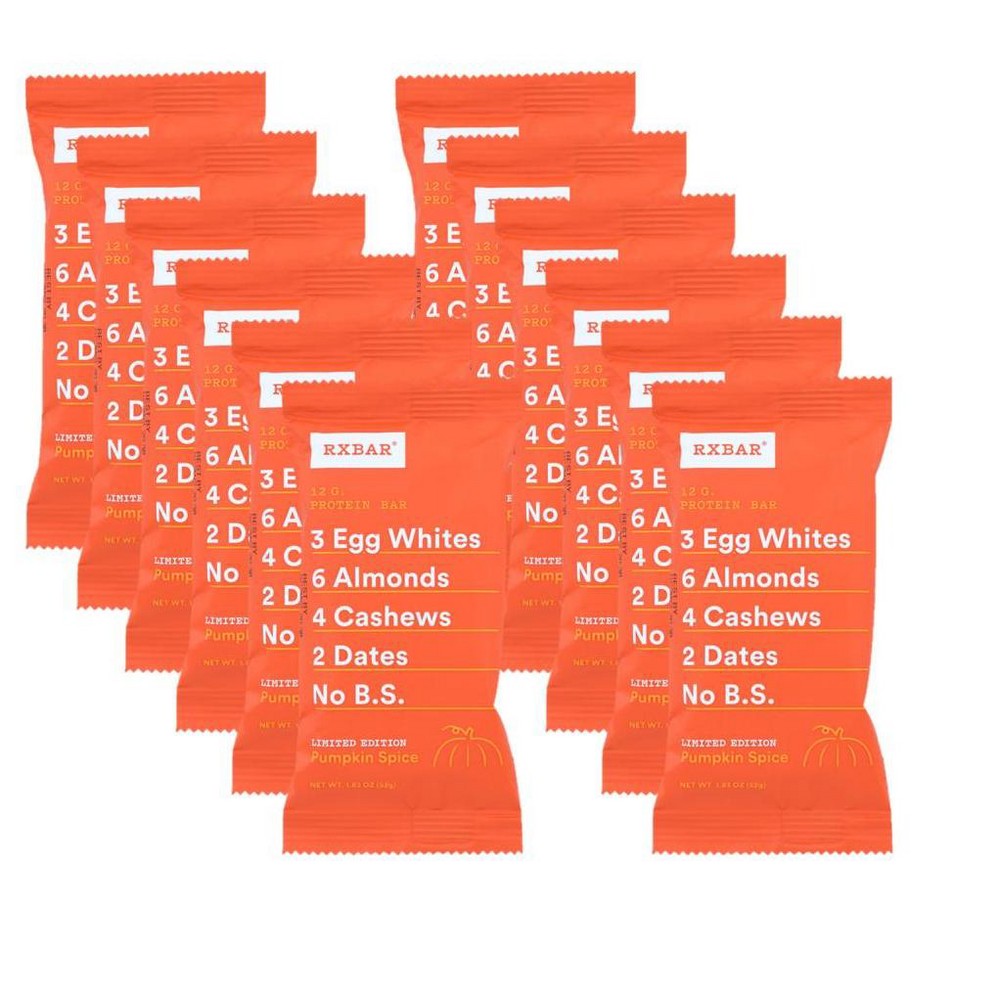 Rxbar Pumpkin Spice Protein - Case Of 12/1.83 Oz