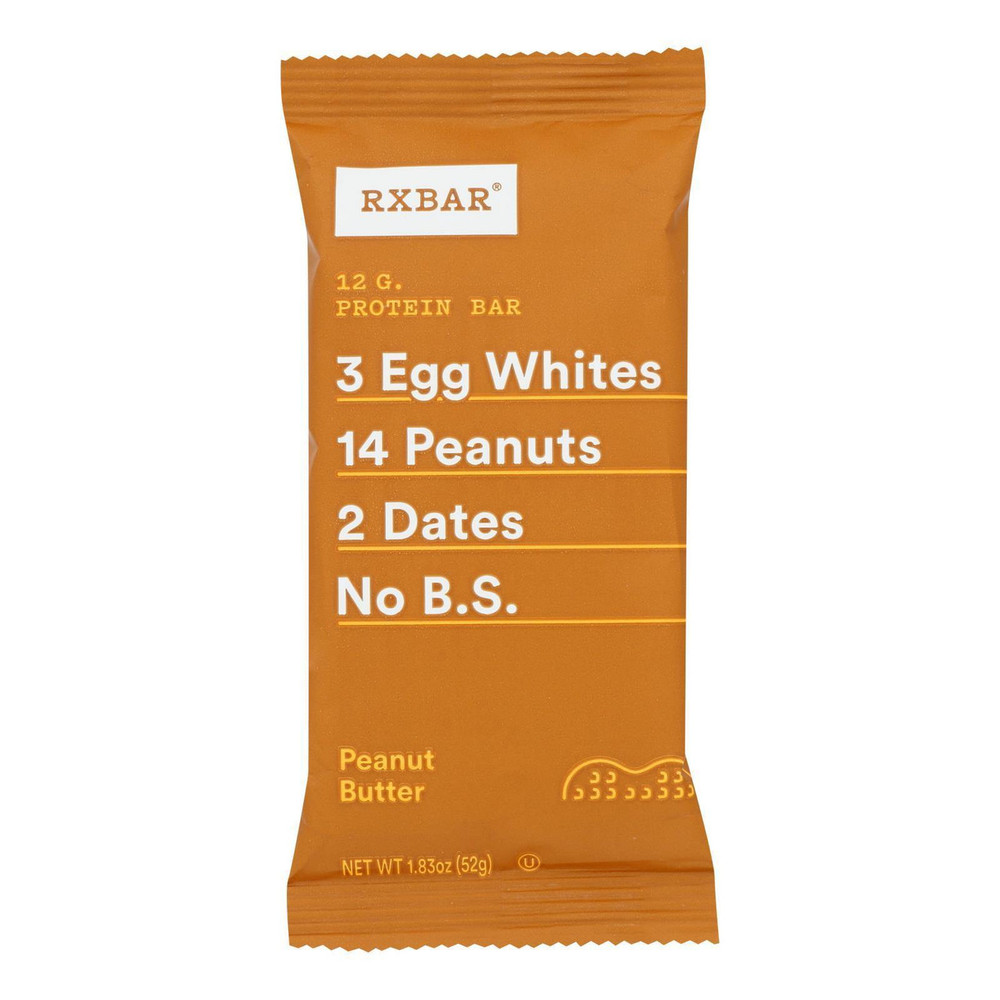 Rxbar Protein Bars, Peanut Butter, 1.8 Ounce