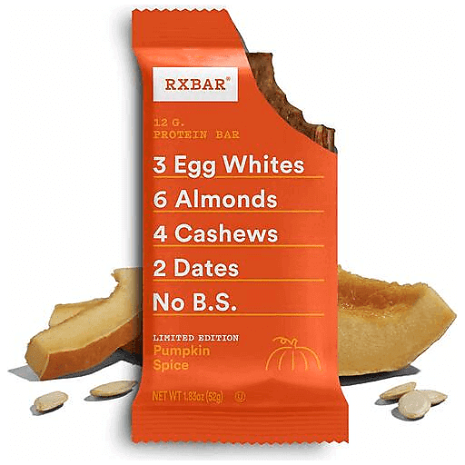 Rxbar Whole Food Protein Bar, Pumpkin Spice, 1.83Oz Bars