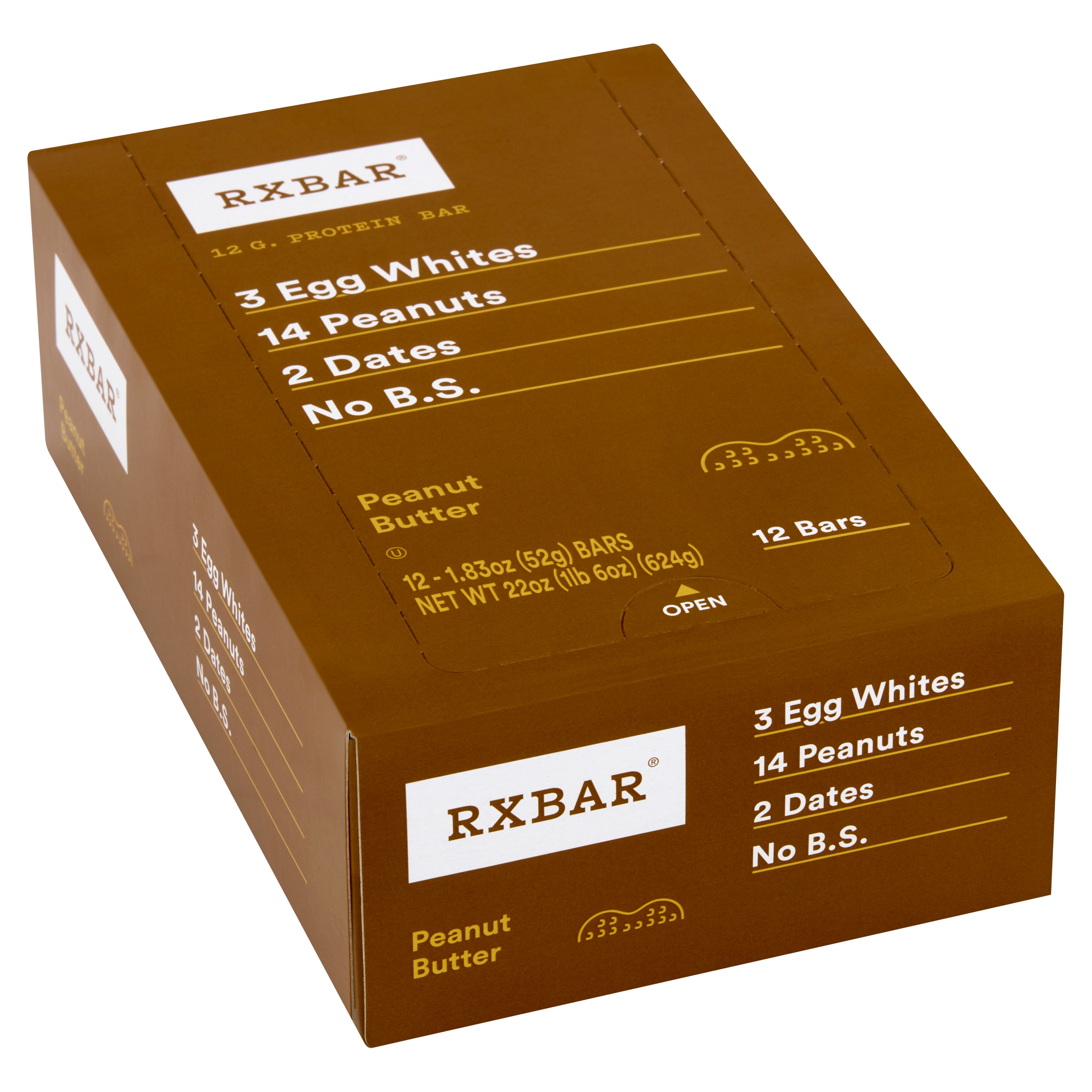 Rx Bar Whole Food Protein Peanut Butter, 1.83oz Bars