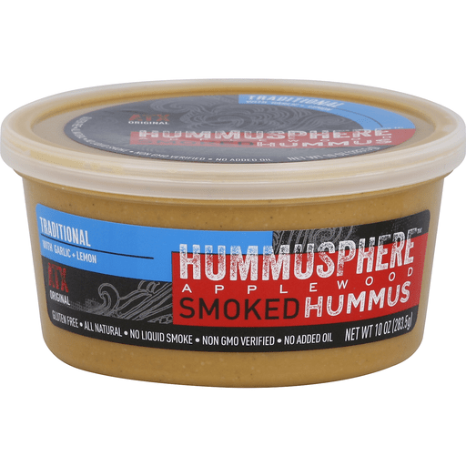 Hummusphere Applewood Smoked Hummus Classic Traditional, 10 Oz