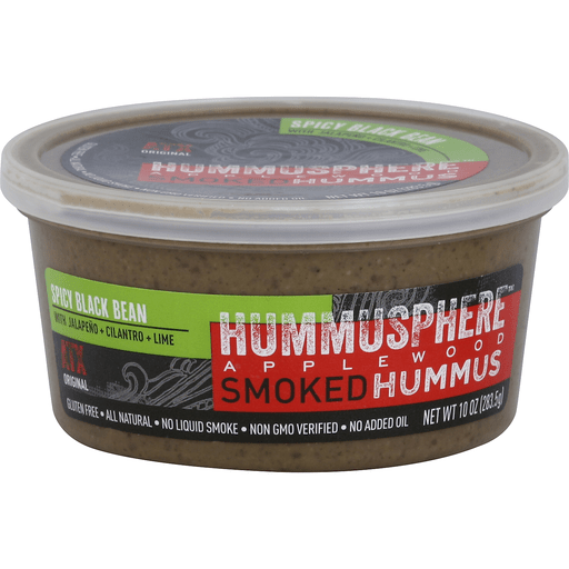 Hummusphere Applewood Smoked, Spicy Black Bean Hummus - 10 Oz