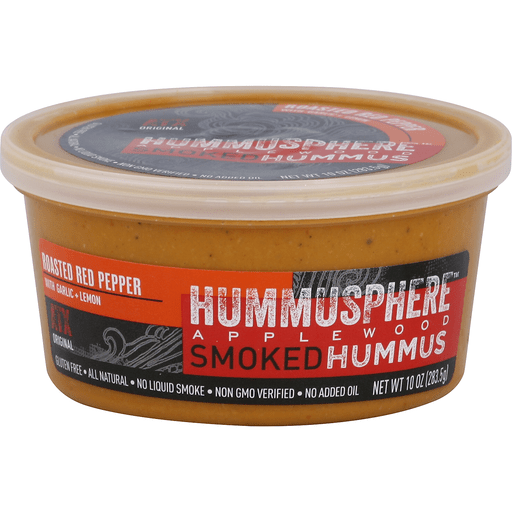 Hummusphere Hummus, Applewood Smoked, Roasted Red Pepper