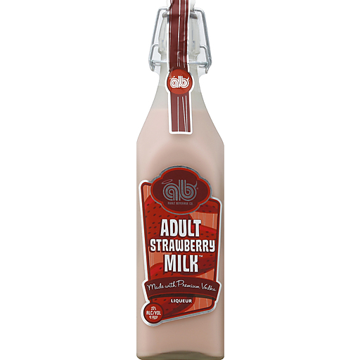 Adult Beverage Strawberry Milk Liqueur - 750 Ml