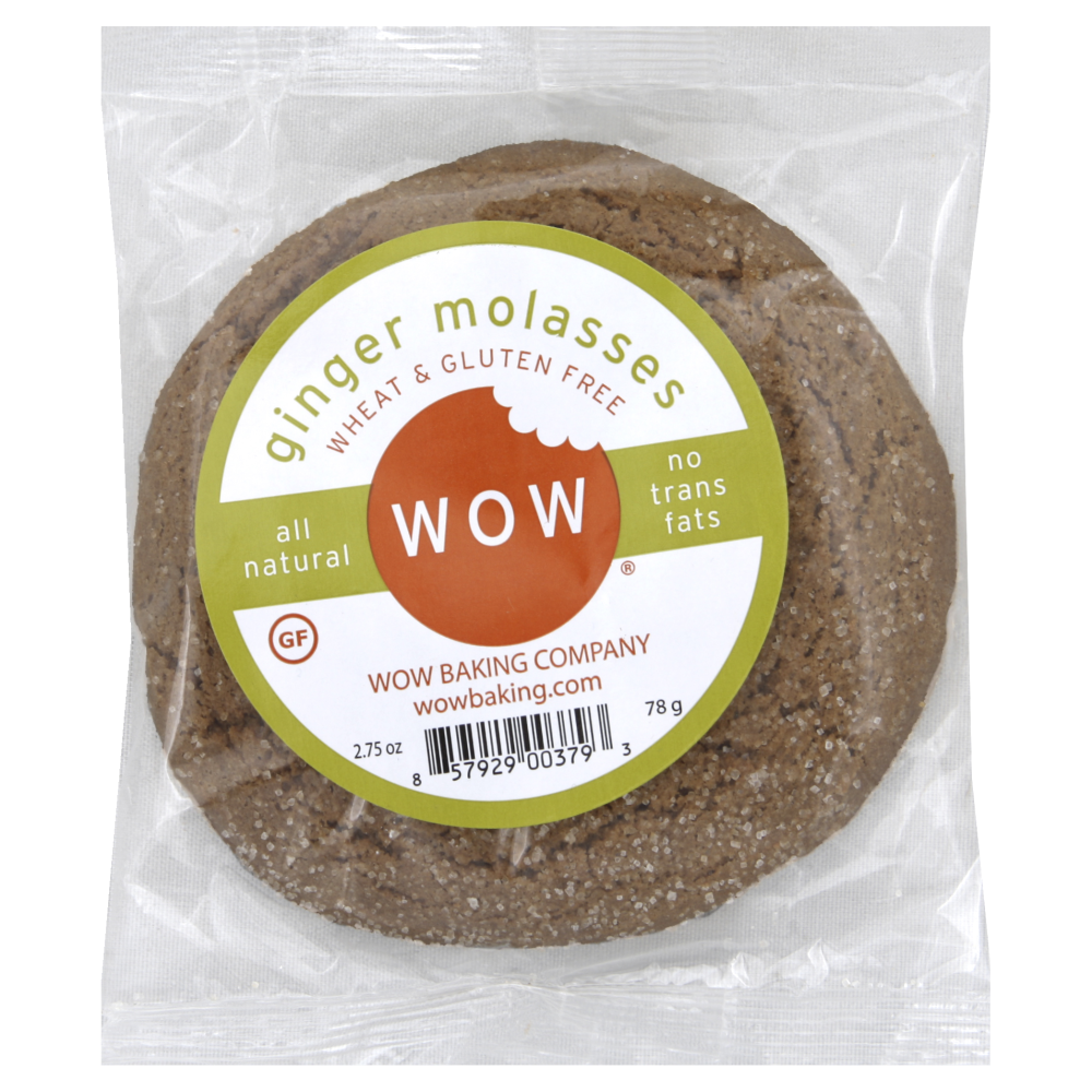 Wow Baking Wheat & Gluten Free Cookie, Ginger Molasses