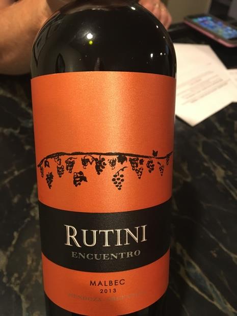 2013 Rutini Malbec Encuentro