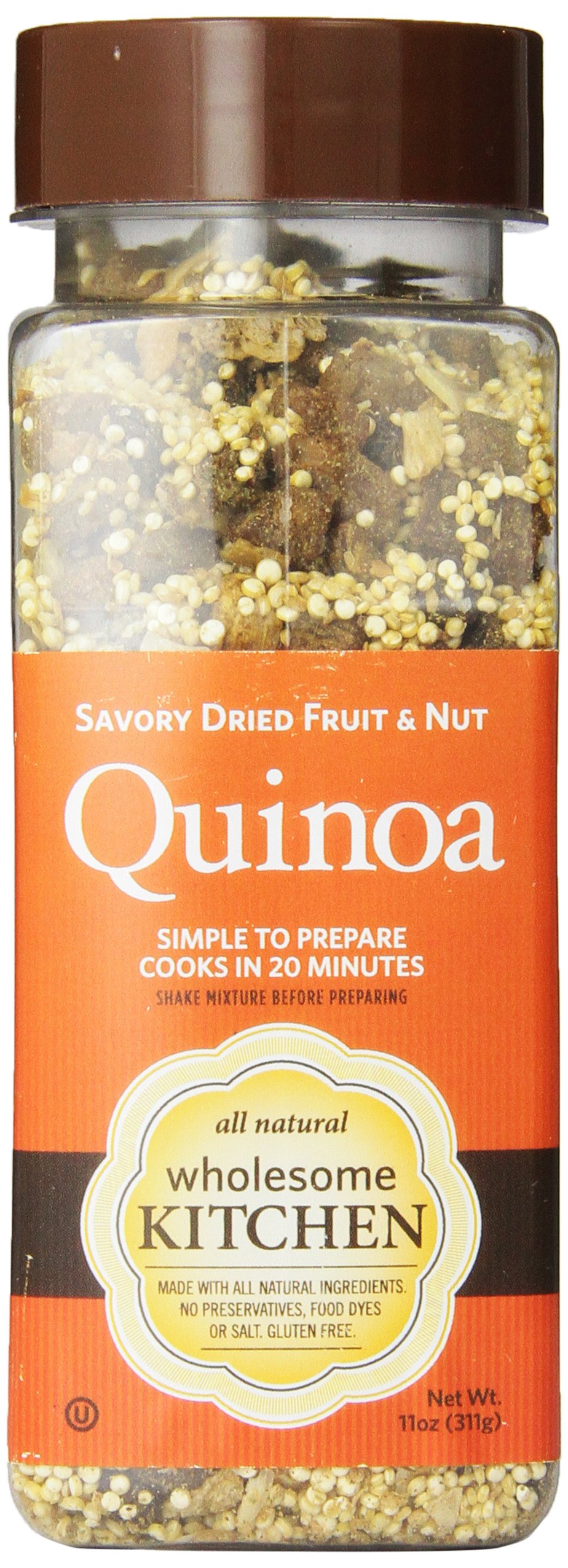 Wholesome Kitchen Quinoa Savory, Dried Fruit And Nut, 11-Ounce