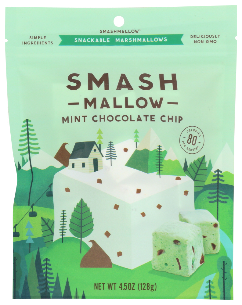 Smash Mallow Mint Chocolate Chip Marshmallows - 4.5oz