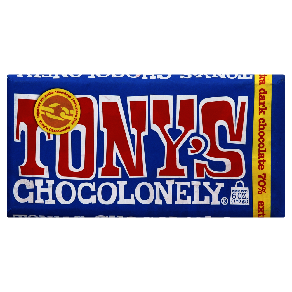 Tony's Chocolonely Extra Dark Chocolate Bar
