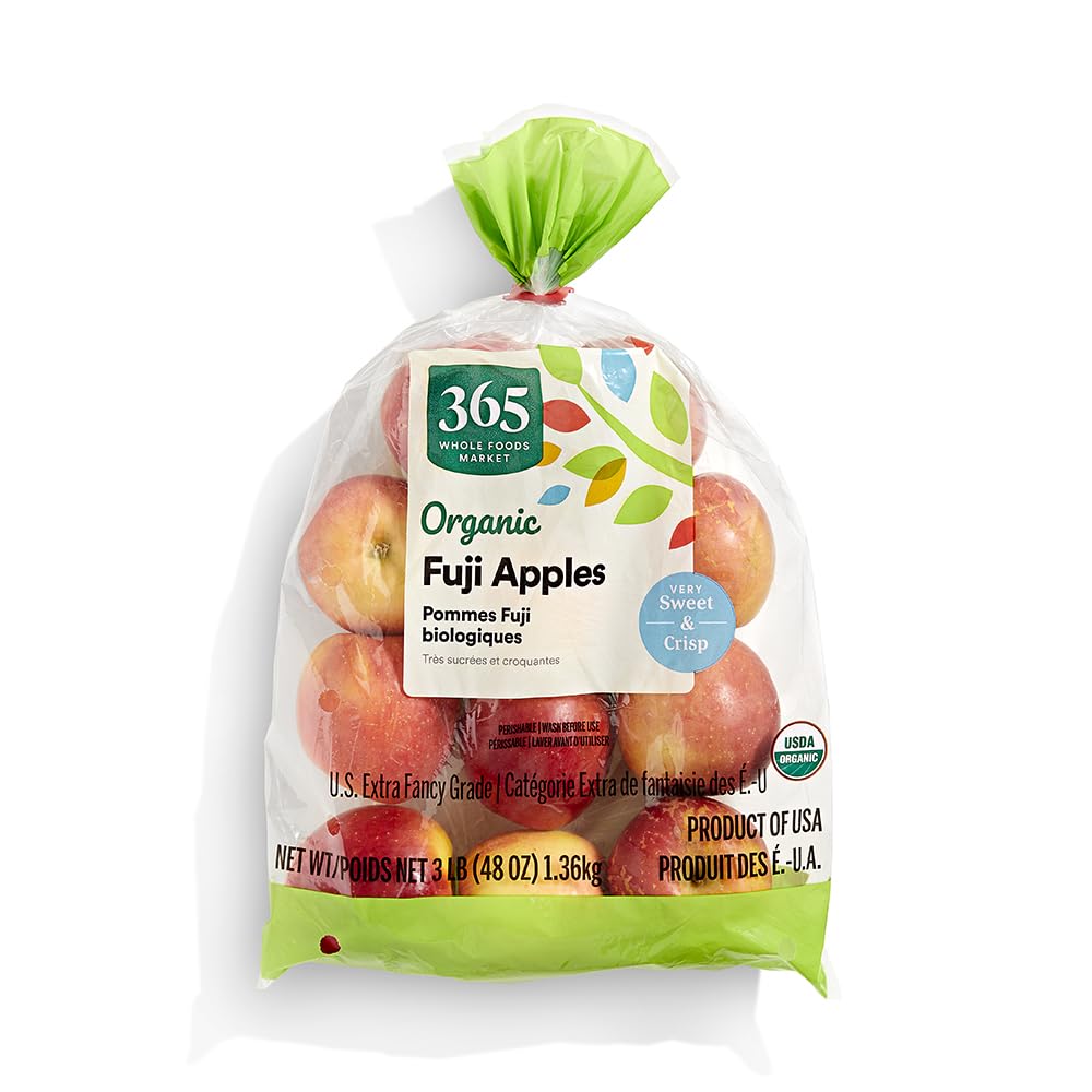 Produce Organic Fuji Apples, 3 Lb