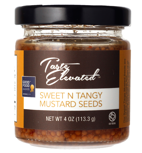 Taste Elevated Mustard Seeds, Sweet N Tangy 4 Oz