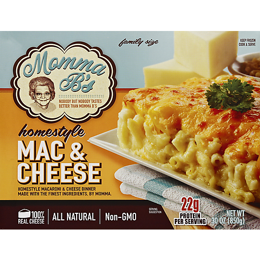 Momma B's Mac & Cheese, Homestyle, Family Size 30 Oz