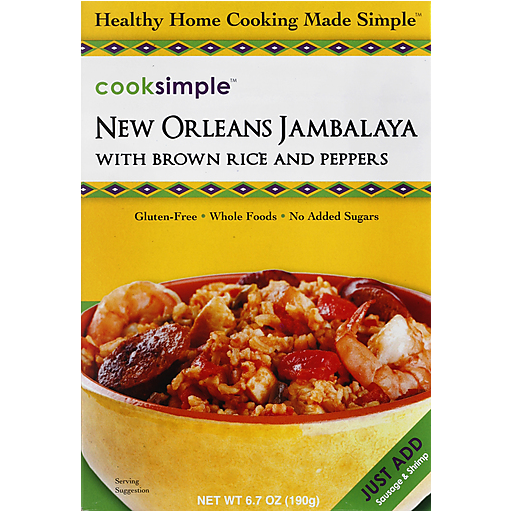 Cooksimple Orleans Jambalaya, With Brown Rice And Peppers
