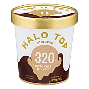 Marques Halo Top Ice Cream, Light, S’Mores 16 FL OZ