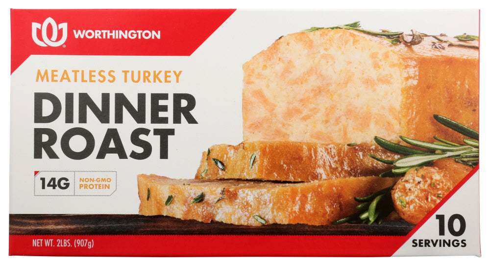 Worthington Meatless Turkey Dinner Roast, 2 Lb