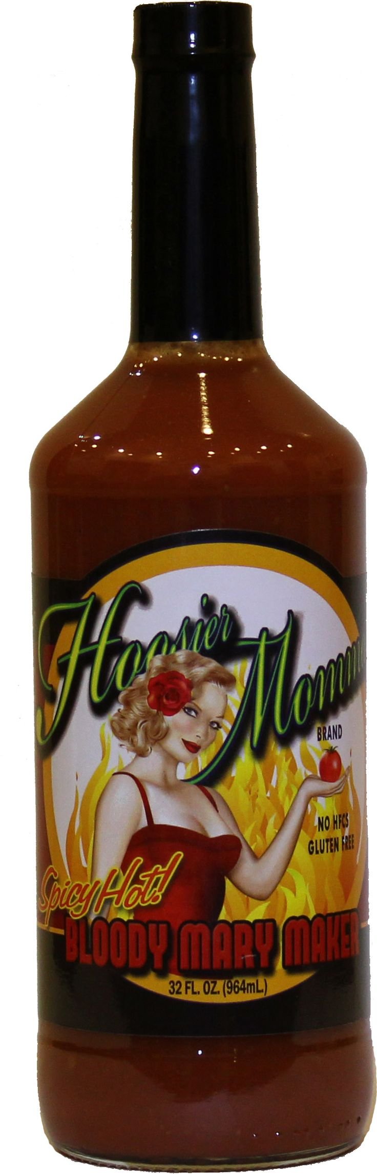 Hoosier Momma Bloody Mary Maker, Spicy 32 Oz