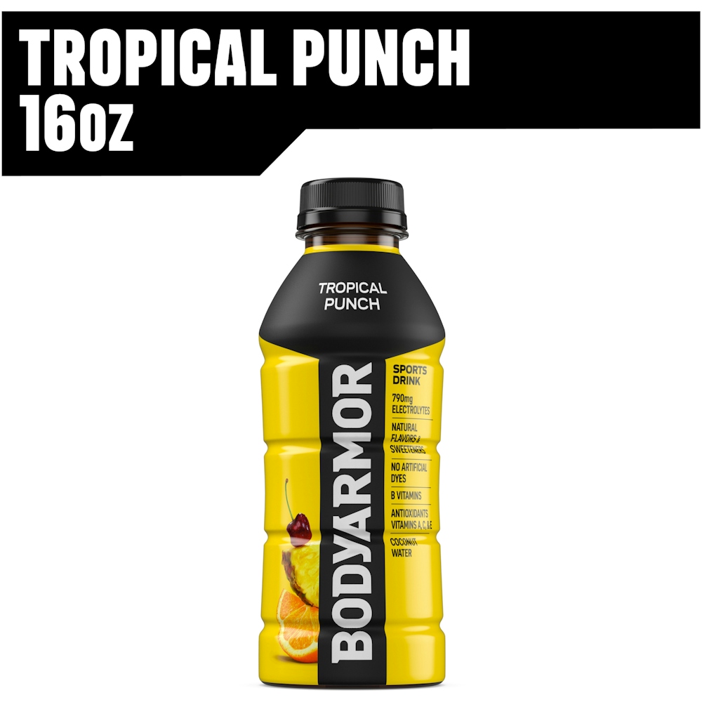 BodyArmor Tropical Punch Electrolyte Sports Drink 16 Fl Oz