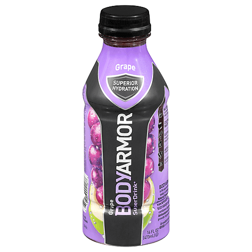 BodyArmor Super Drink, Superior Hydration, Grape 16 Fl Oz