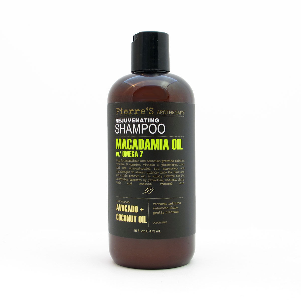 Pierre's Apothecary Shampoo Macadamia 473 Ml