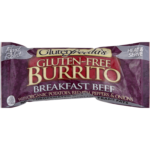 Glutenfreedas Burrito, Gluten-Free, Breakfast Beef 4 Oz
