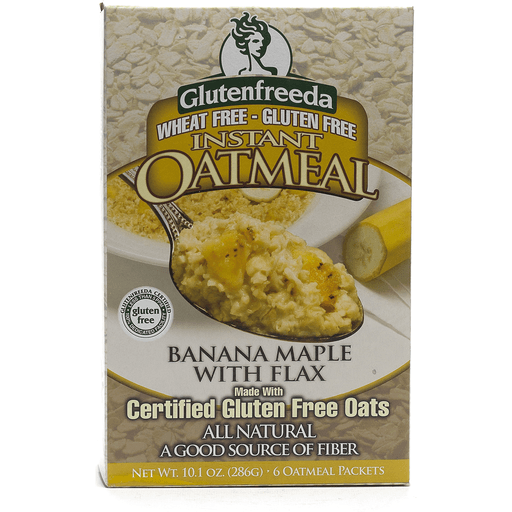 Glutenfreeda Instant Oatmeal Banana Maple With Flax