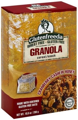 Glutenfreeda Cereal/Snack, Granola, Cranberry Cashew Honey