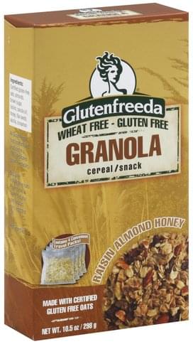 Glutenfreeda Cereal/Snack, Granola, Raisin Almond Honey 10.5 Oz