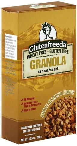 Glutenfreeda Cereal/Snack, Apple Almond Honey Granola - 10.5 Oz