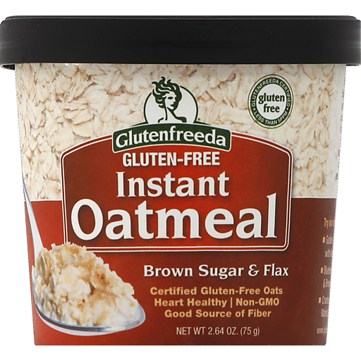 Glutenfreeda Instant Oatmeal Brown Sugar Flax 3.00 Oz