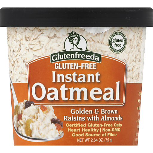 Glutenfreeda Instant Oatmeal Golden & Brown Raisins With Almonds